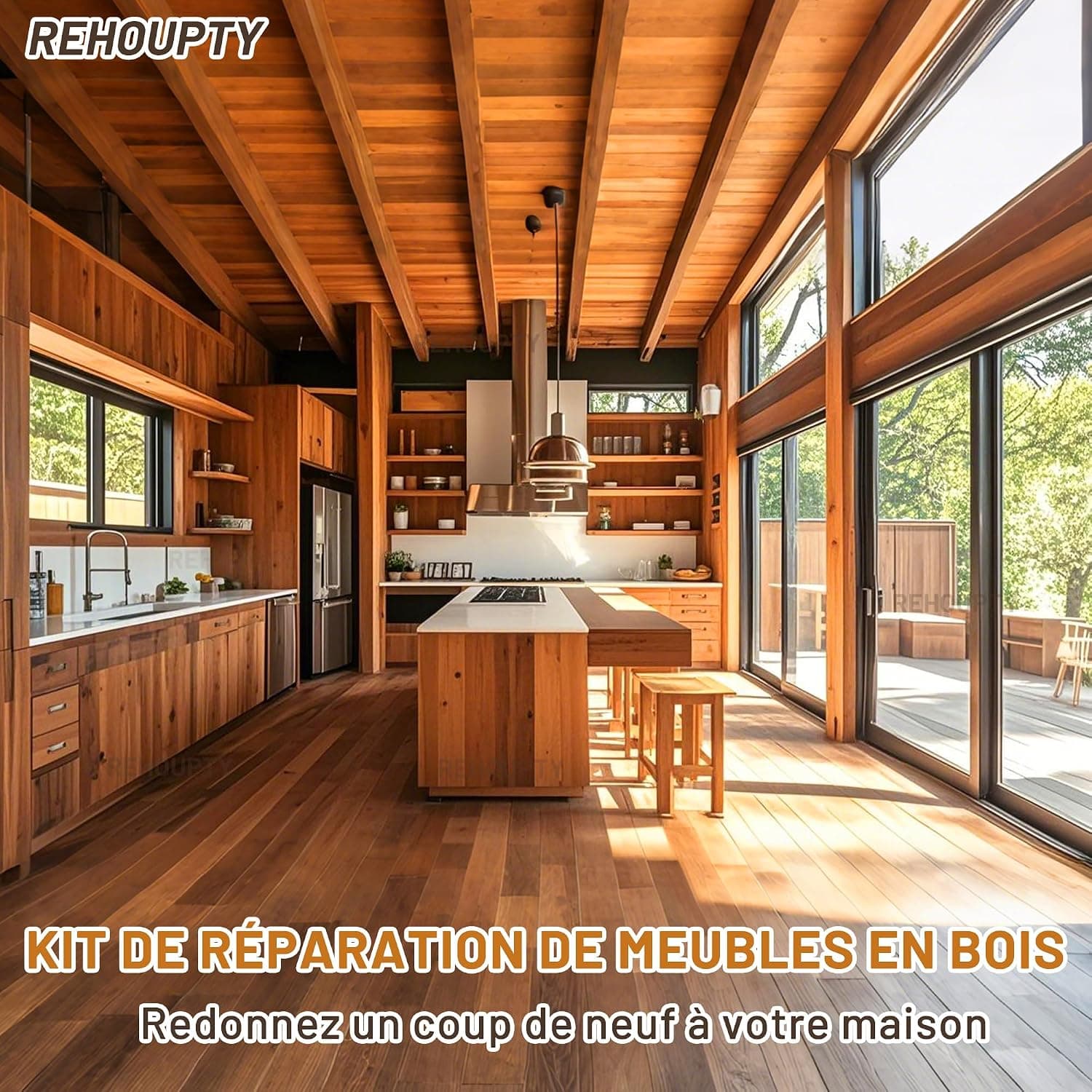 Kit Retouche Multicolore Pour Parquet Stratifié Et Meubles En Bois