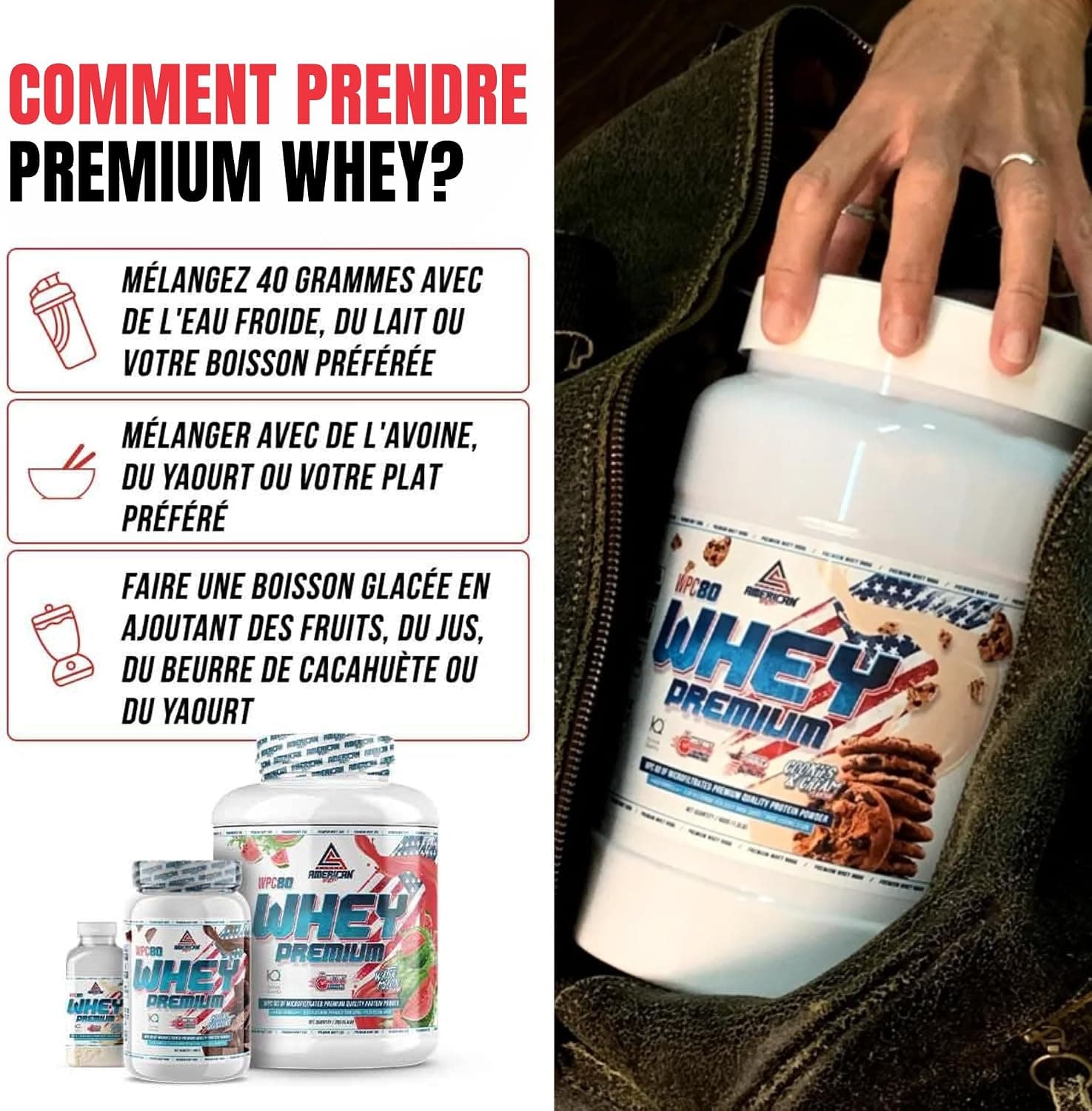Whey Protein | Protéine de Lactosérum Premium | Favorise la Prise de Masse Musculaire | Haute Concentration en Protéines | Kyowa Quality® (2 kg, Chocolat)