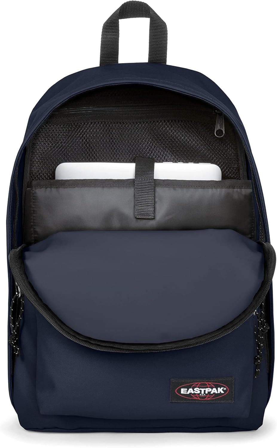 Eastpak Out of Office Sac à dos 27L (44 x 29,5 x 22 cm), compartiment ordinateur 13–15”, sac école et travail résistant et déperlant avec bretelles rembourrées - ULTRA MARINE