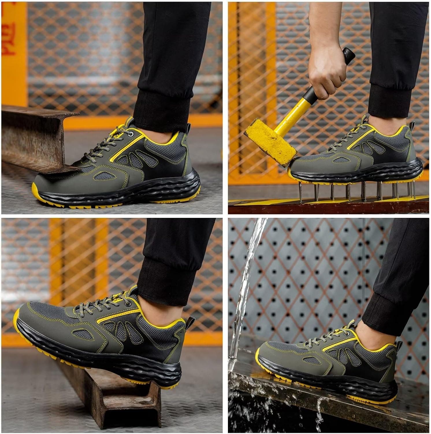 ISOOUS Chaussures de Sécurité Hommes Femmes Chaussures de Travail Légère