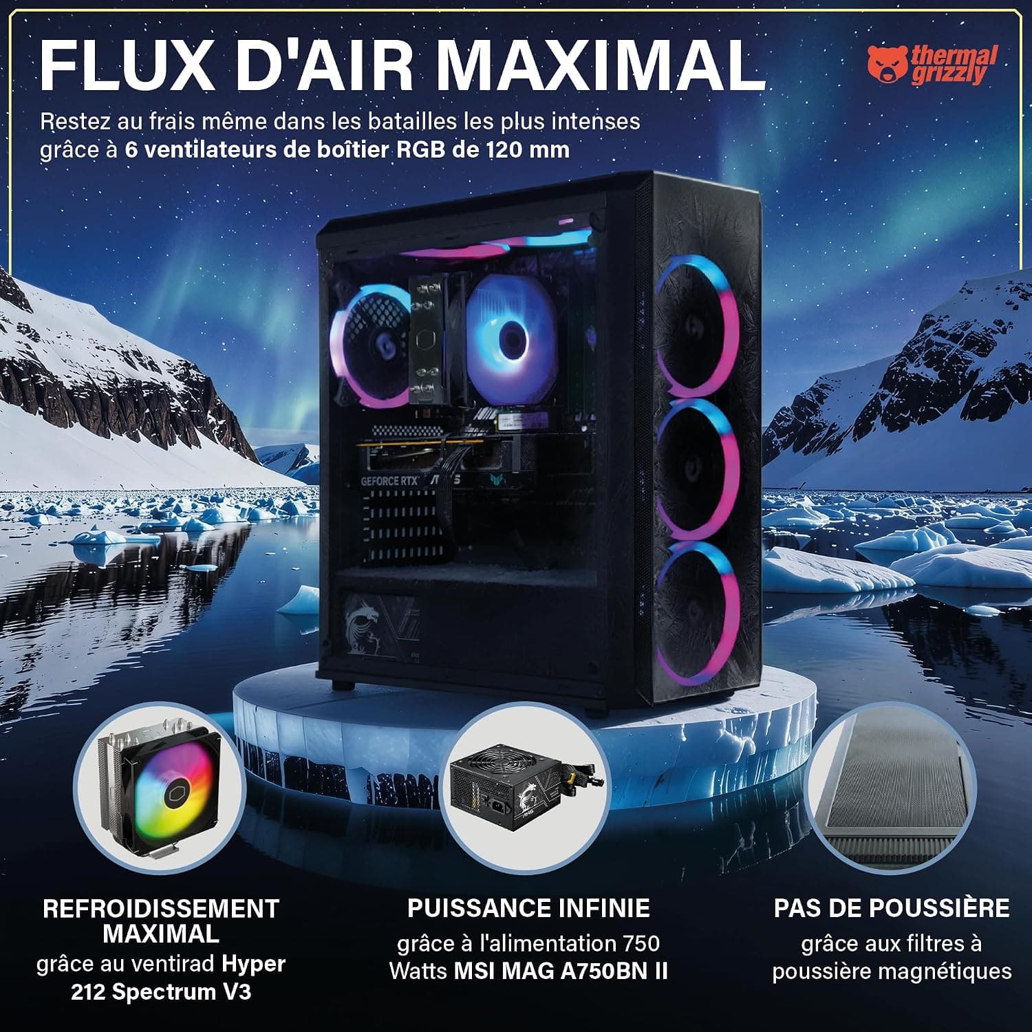 Greed® MK2 - PC Gamer - AMD Ryzen 7 5700X + AMD Radeon RX 9060 XT (8Go)