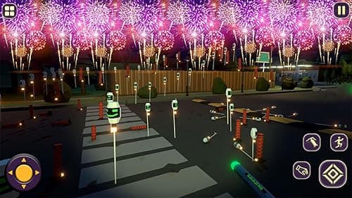 Fireworks Simulator DIY Games: Arcade Firecrackers Game