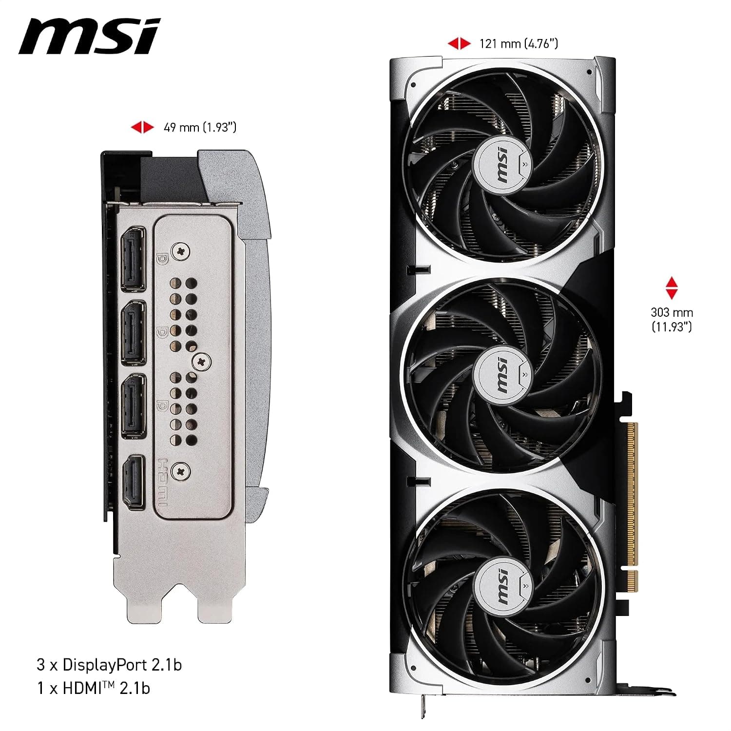 MSI NVIDIA GeForce RTX 5080 16G Ventus 3X OC Carte Graphique