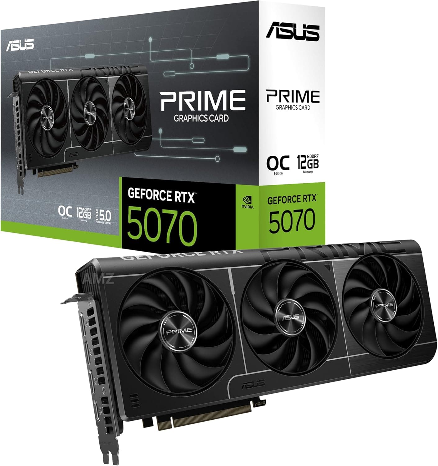 ASUS Prime GeForce RTX 5070 12GB GDDR7 OC Edition Carte Graphique Gaming
