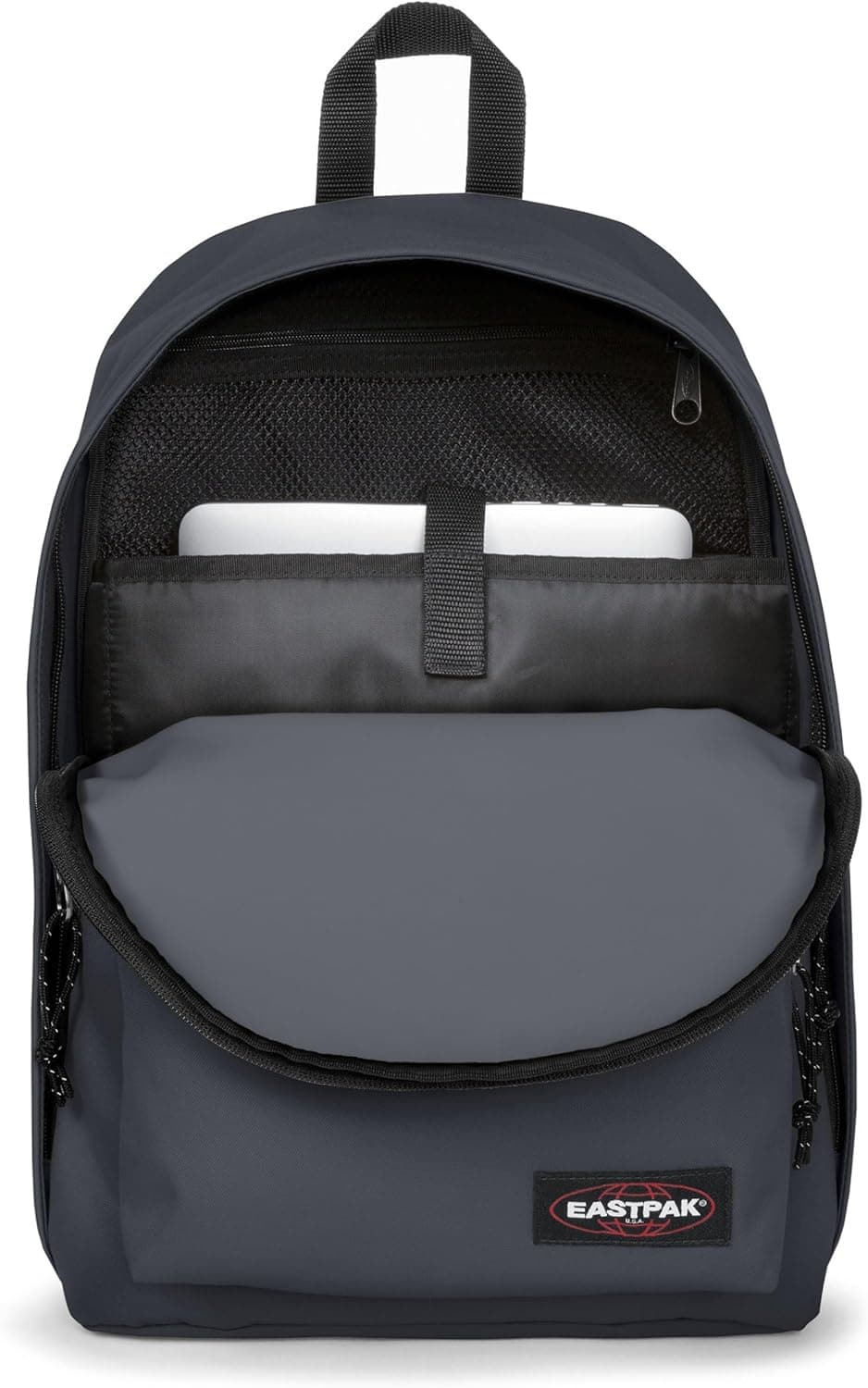 Eastpak Out of Office Sac à dos 27L (44 x 29,5 x 22 cm), compartiment ordinateur 13–15”, sac école et travail résistant et déperlant avec bretelles rembourrées - BLUE DOWNTOWN