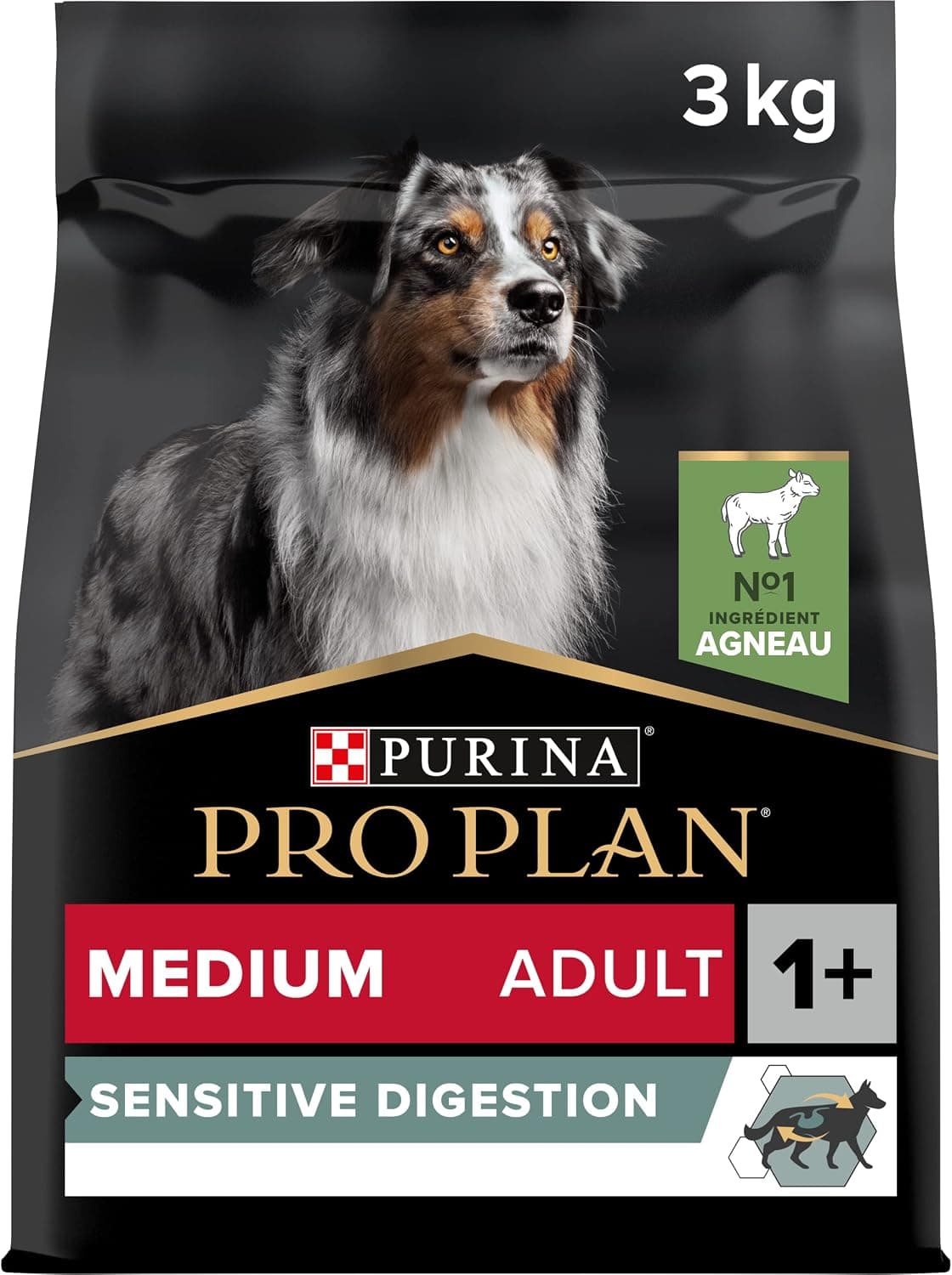 PRO PLAN Chien Medium Adult Sensitive Digestion Agneau 14KG