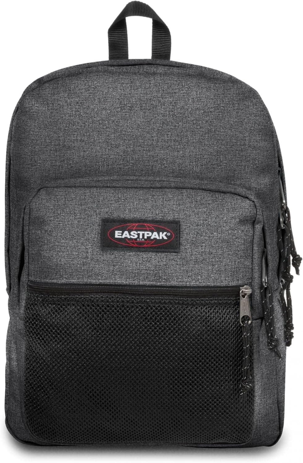 EASTPAK Pinnacle Sac à dos 38L (42 x 32 x 25,5 cm), grand sac école et voyage, sac à dos multi-compartiments résistant avec organiseur et bretelles rembourrées - BLACK DENIM