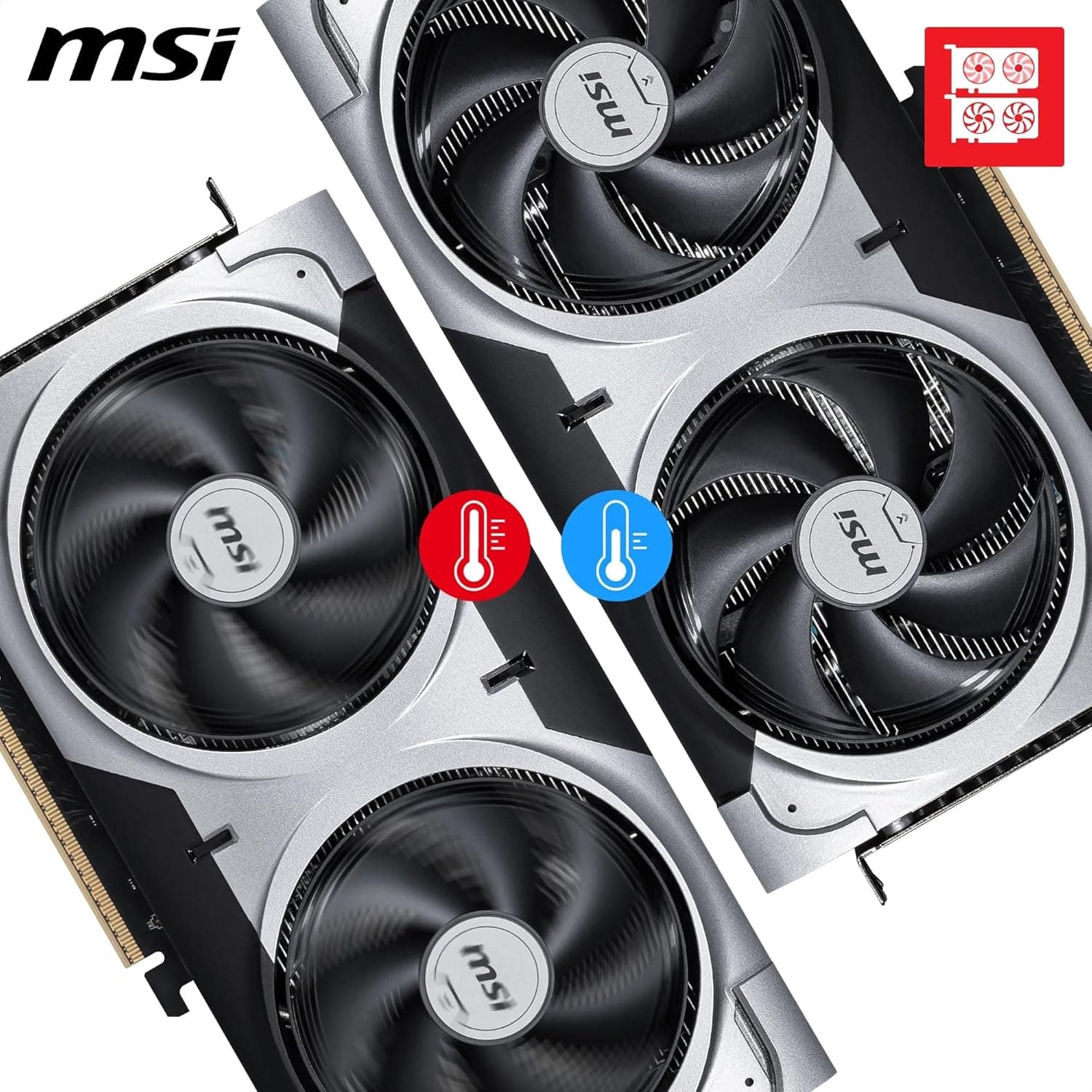 MSI NVIDIA GeForce RTX 5060 Ti 16G Ventus 2X OC Plus Carte Graphique