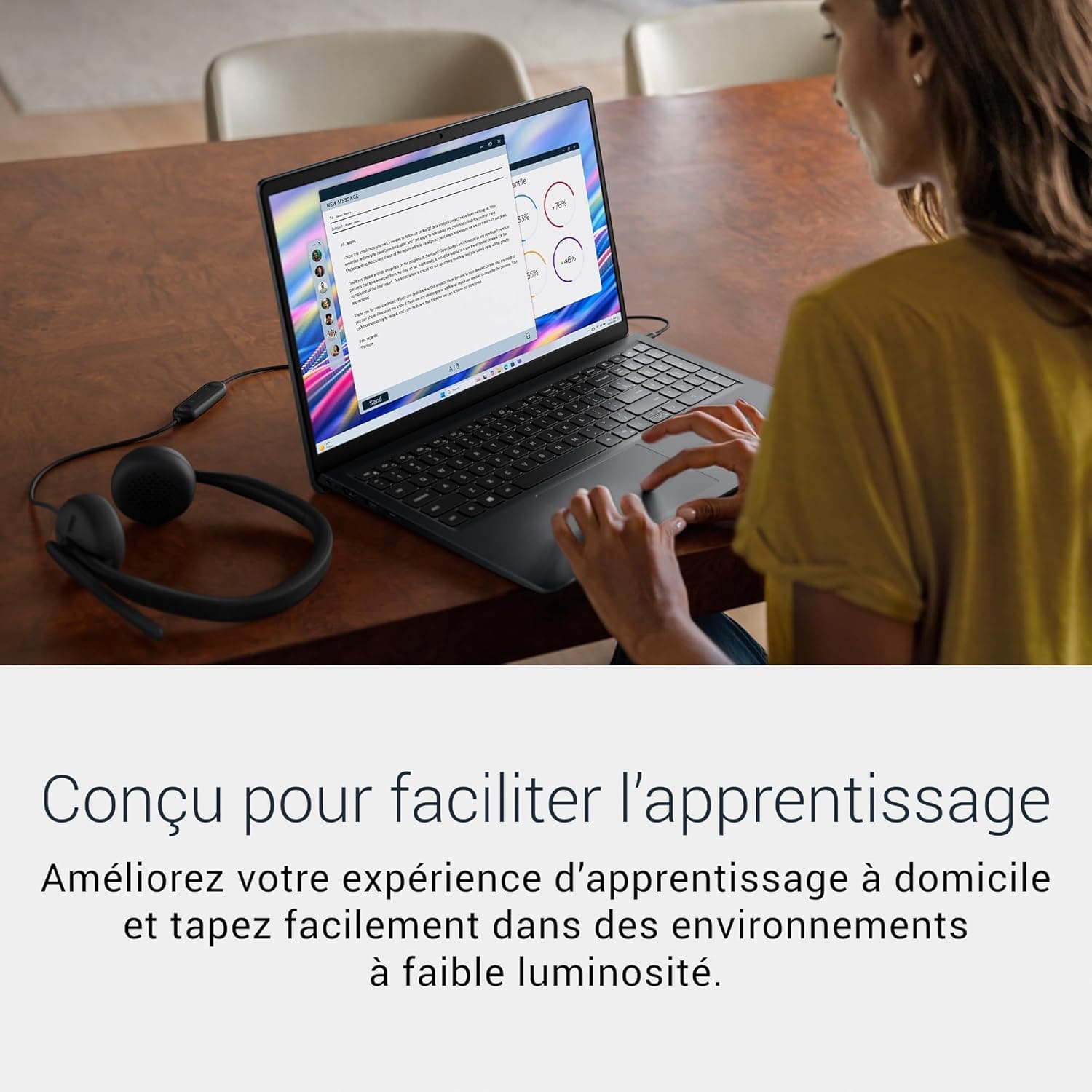 Dell 15 PC Portable Ordinateur Portable DC15250, FHD, Intel Core i5-1334U