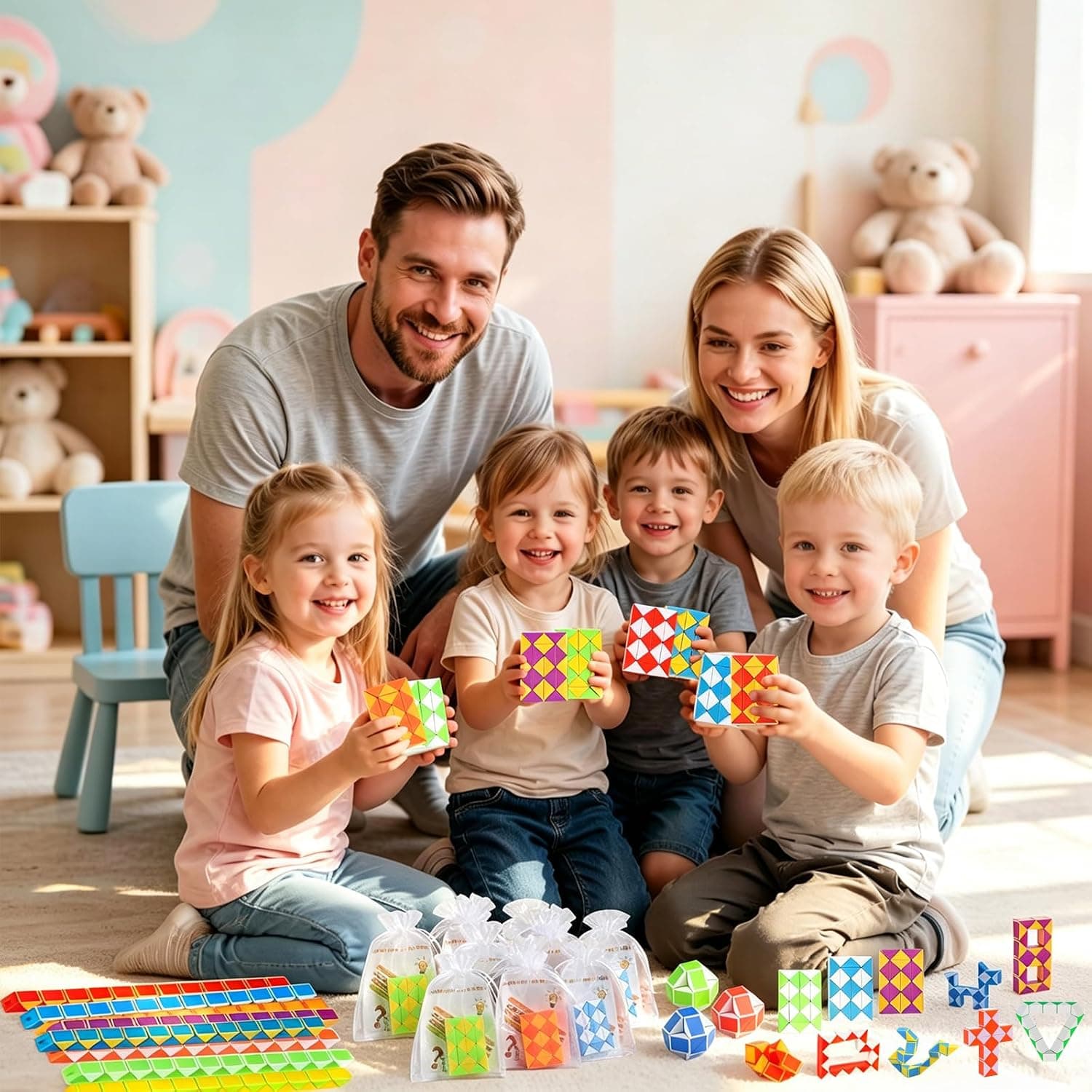 GOLDGE Kit Cadeaux Anniversaire Enfants 30 Pièces, Mini Serpents Magiques