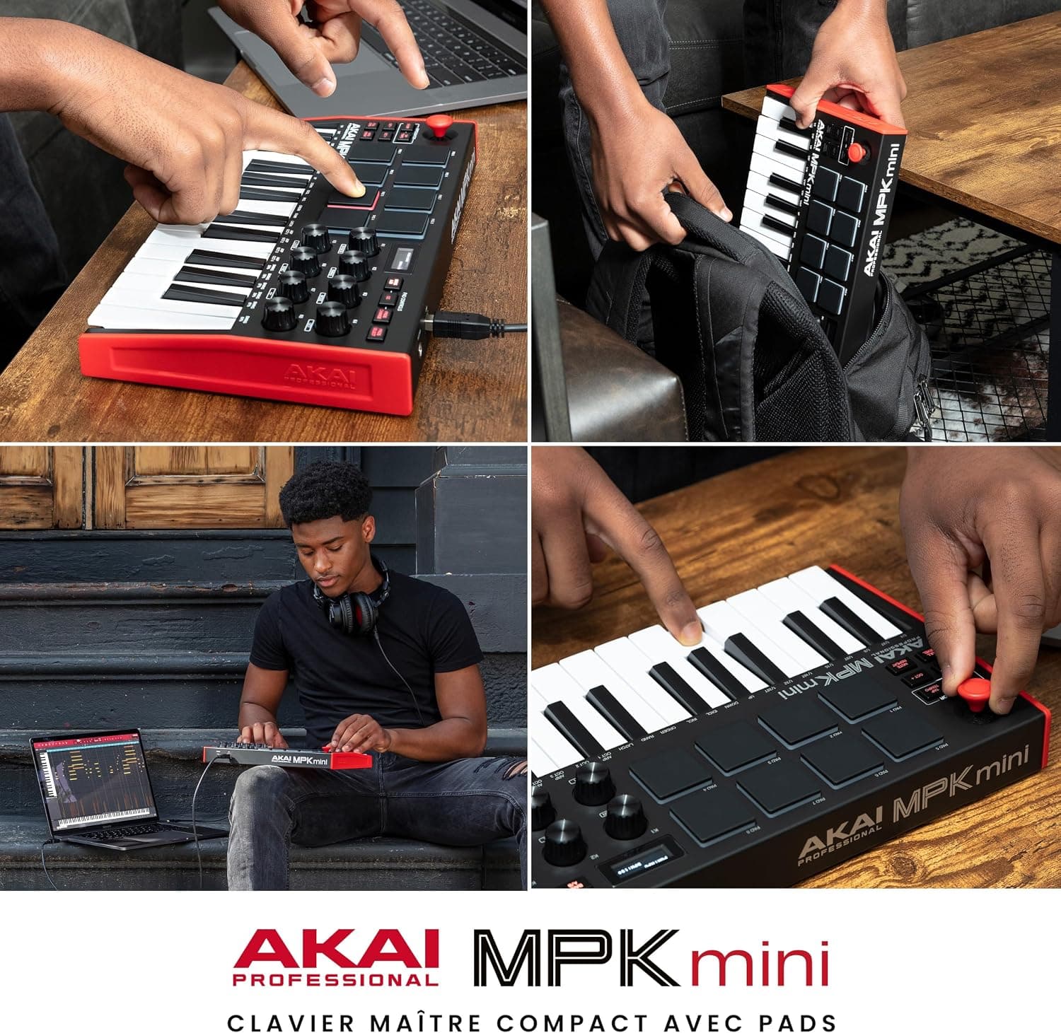 Akai Professional MPK Mini MK3 Clavier MIDI USB 25 Touches