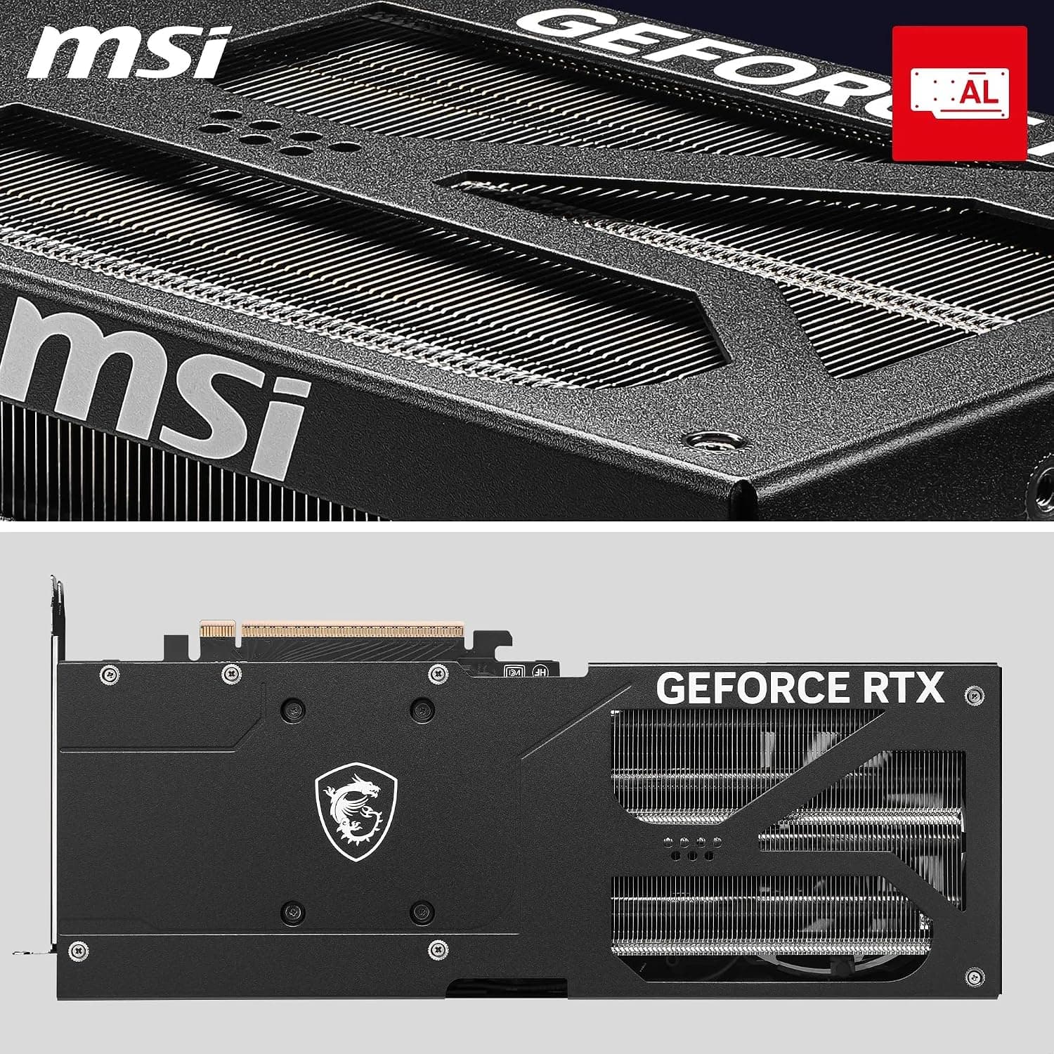 MSI NVIDIA GeForce RTX 5080 16G Ventus 3X OC Black Carte Graphique | 16 Go GDDR7 (30 GB/s, 256-bit), PCIe 5.0, triple ventilateur (3 ventilateurs TORX 5.0), HDMI 2.1b, DisplayPort 2.1b