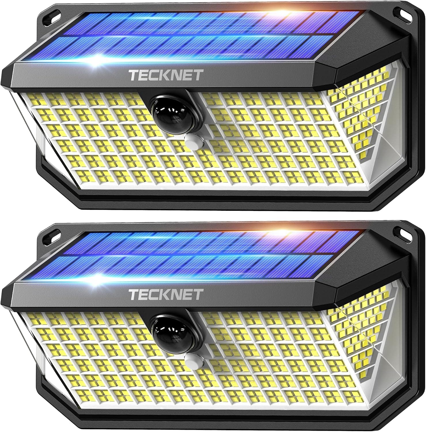 TECKNET Lampe Solaire Extérieur, 4200LM,416 LEDs Éclairage Extérieur à 300°