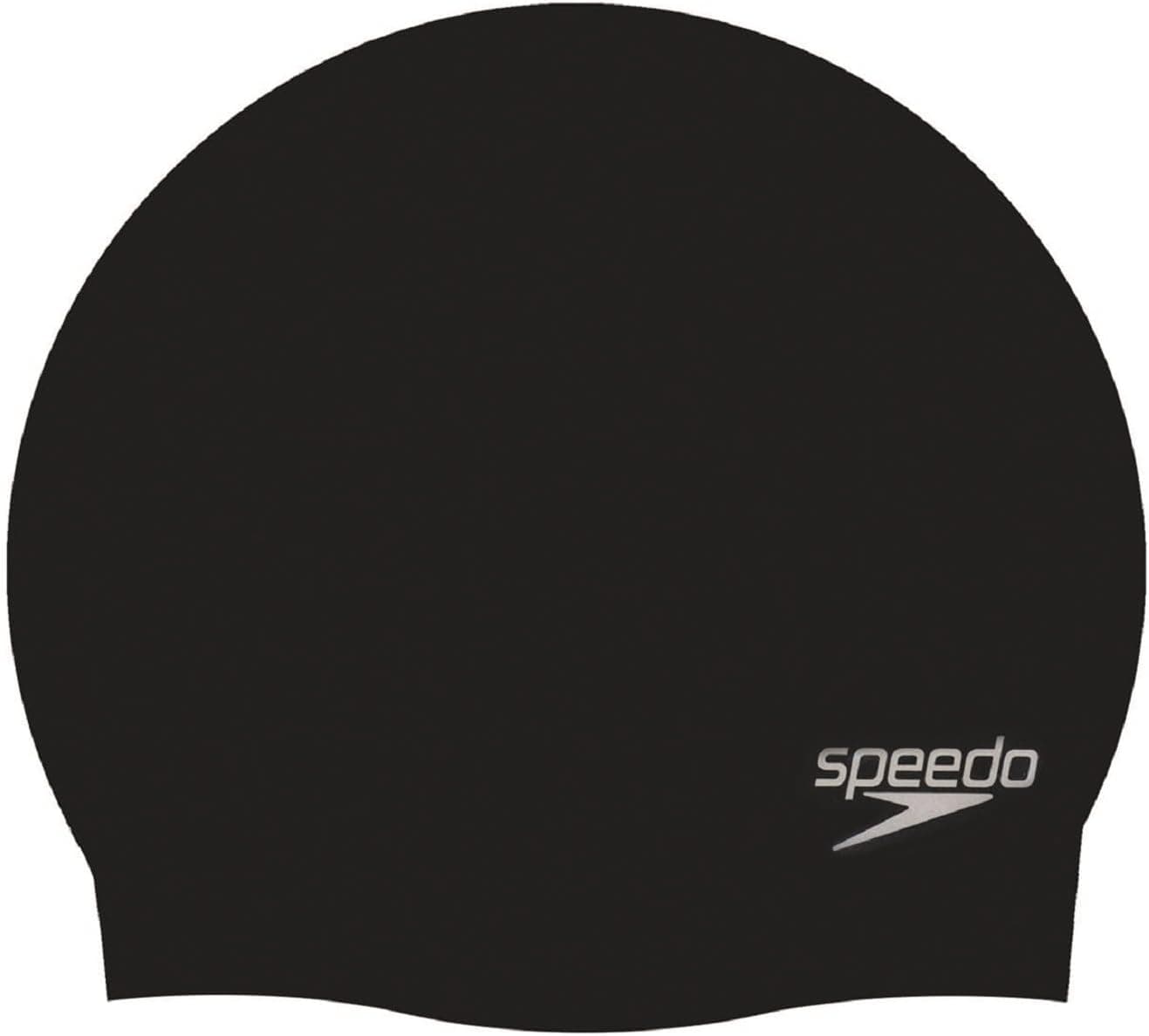 Speedo Unisex Plain Moulded Silicone Swimming Cap