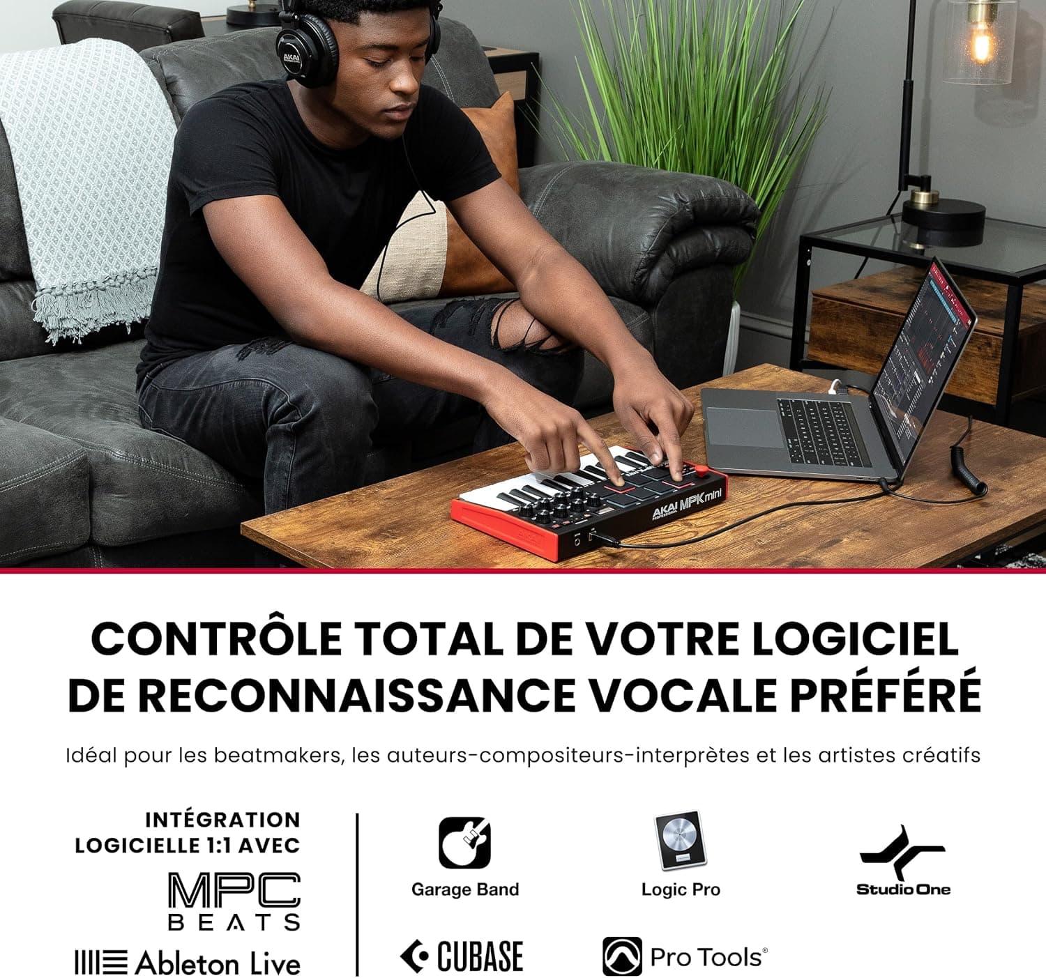 Akai Professional MPK Mini MK3 Clavier MIDI USB 25 Touches