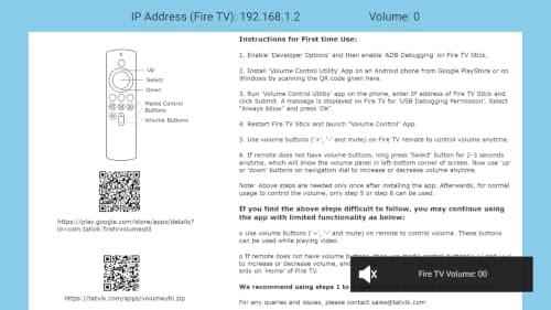 Volume Control for Fire TV Stick