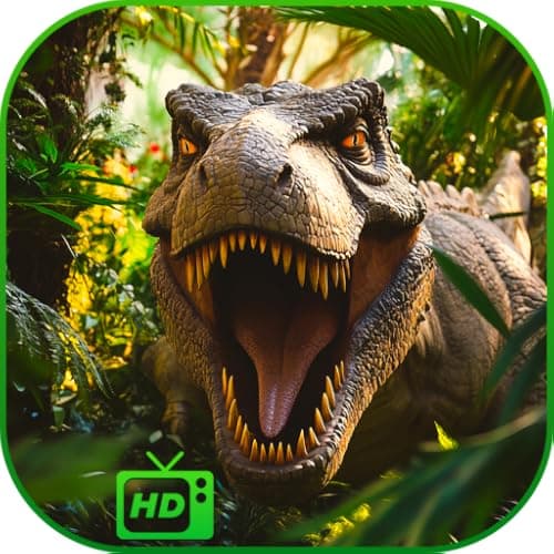 Dinosaur Jurassic Jungle Ambience Prehistoric Screensaver