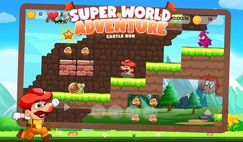 Super World Adventure - Castle Run