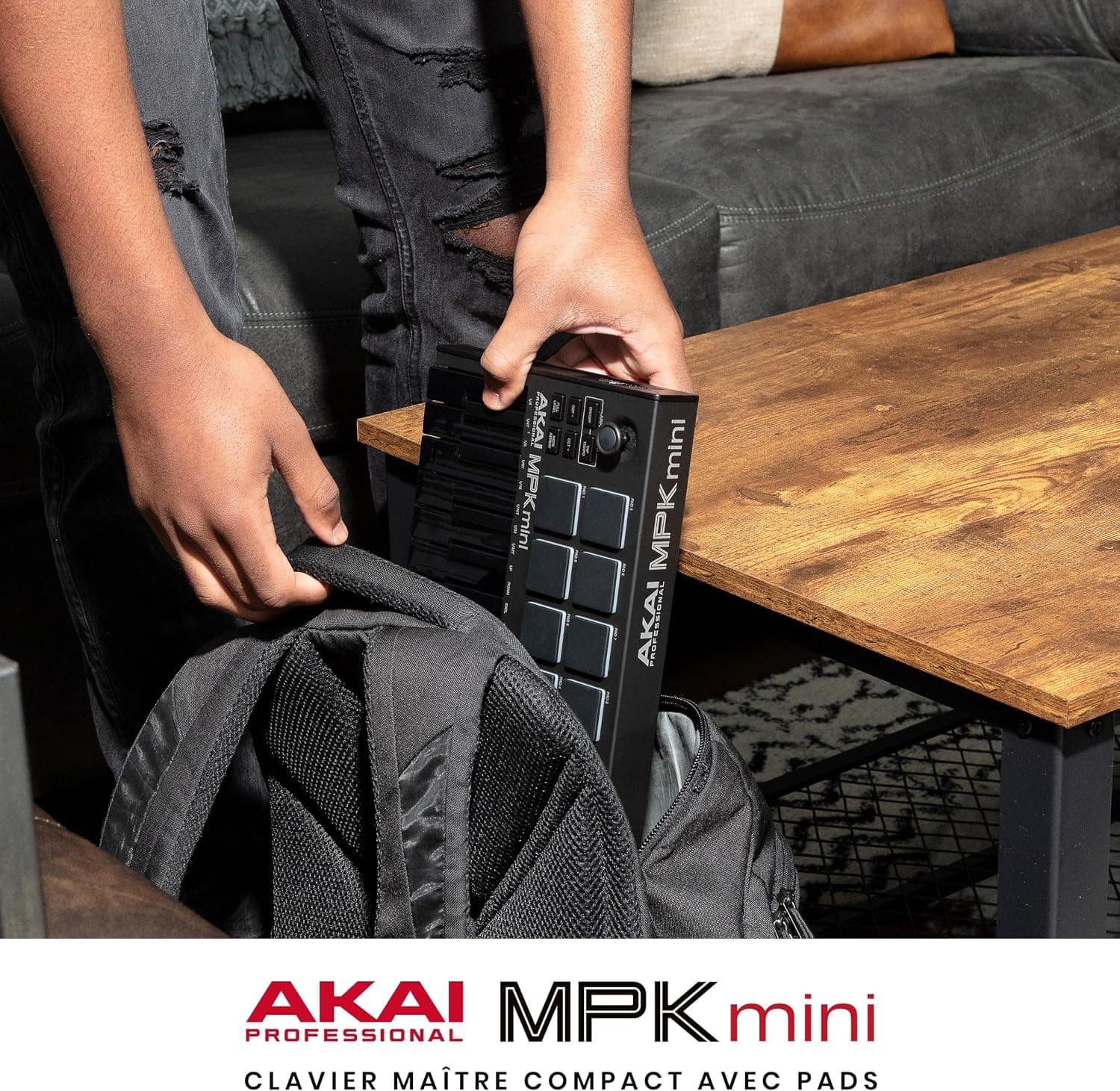 Akai Professional MPK Mini MK3 Clavier MIDI USB 25 Touches, Noir
