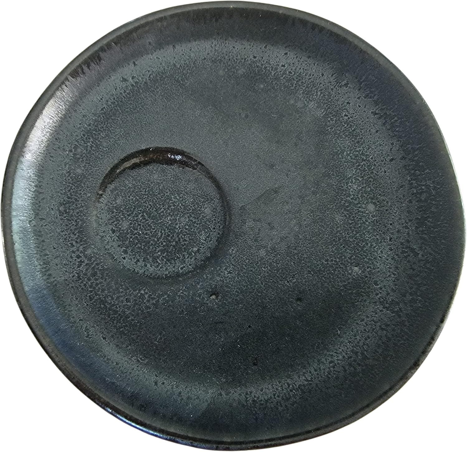 PintoCer Lot de tasses à expresso en céramique sans anse Noir/noir