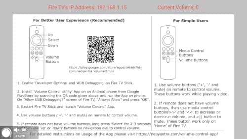 Volume Control For Stick