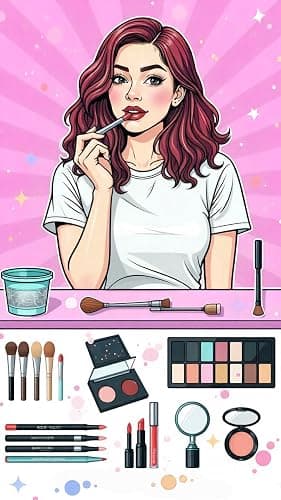 Jeux d'habillage de star de la mode : jeux de relooking de reine de la mode - jeux de maquillage de princesse - jeux d'habillage de poupée mode : jeu de maquillage