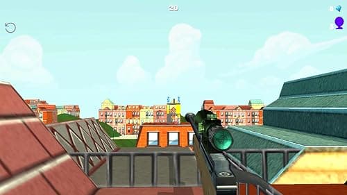 Jeux de tireur d'élite : tir .Jeux