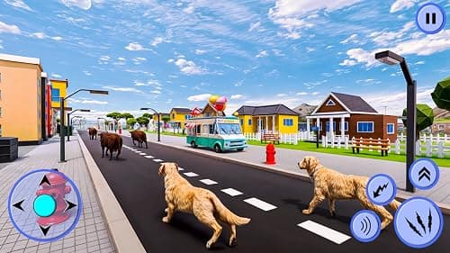 Pet Dog Simulator Games, Dog Attack Simulator, Dog Animal Games, Virtual Dog Games 3D