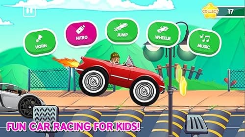 Car Race Game for Toddlers and Kids