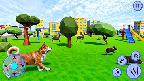 Pet Dog Simulator Games, Dog Attack Simulator, Dog Animal Games, Virtual Dog Games 3D