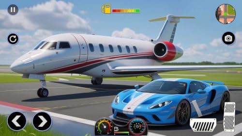 Airplane Flight Simulator Cargo Transporter game - Offroad Pilot Plane 3d Games - Car Transport Driving Adventure 2025