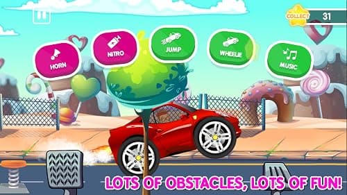 Car Race Game for Toddlers and Kids