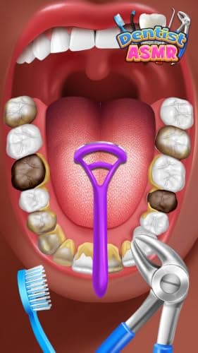 Dentist Office - Dental Teeth & Root Canal Simulator Kids Surgery Games ASMR