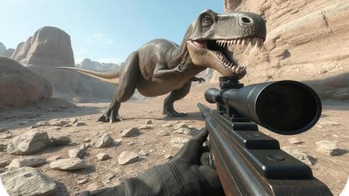 Jeux de tir de dinosaures - Jeux de dinosaures