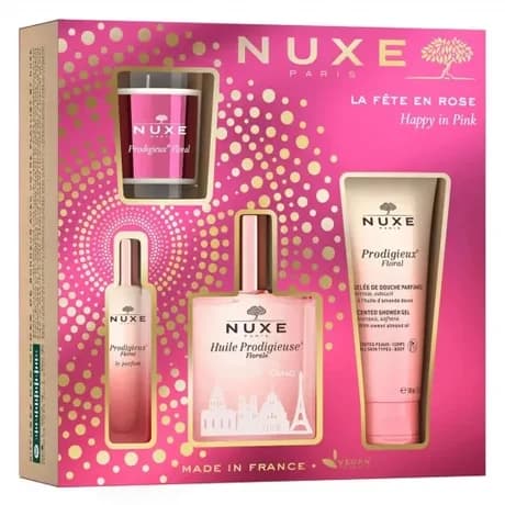 NUXE HUILE PRODIGIEUSE FLORALE 100ML + BE 100 ml +100 ml + 15ml + 70 g