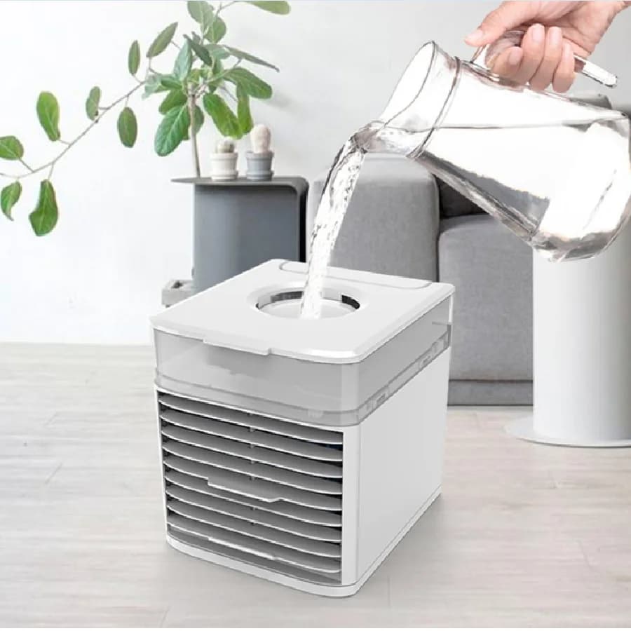 Water Air Conditioner With Air Purifier 7 Colors Night Lights Personal Usb Air Cooler