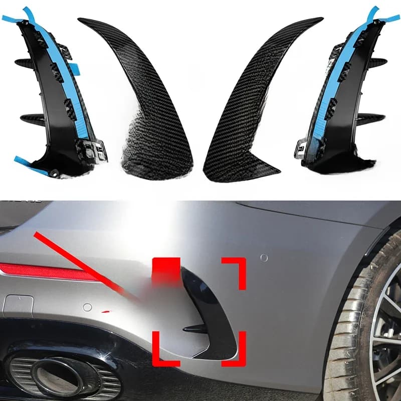 Garniture de pare-choc arrière pour Mercedes Benz classe A W177, Sedan A180 A200 A250 A35 AMG 2020 2021 +
