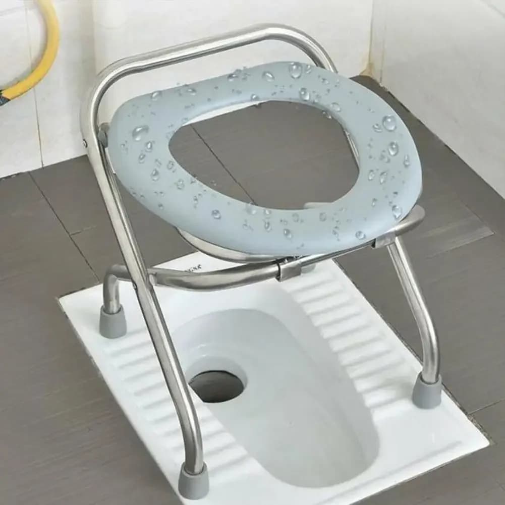 Chaise de toilette portable, pot, confortable, parfait pour le camping, la randonnée, les voyages