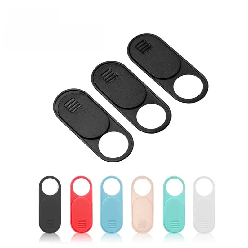 Cache-webcam universel anti-espion avec obturateur magnétique coulissant pour ordinateur portable, iPad, PC, MacBook, tablette – Autocollant de confidentialité pour objectif