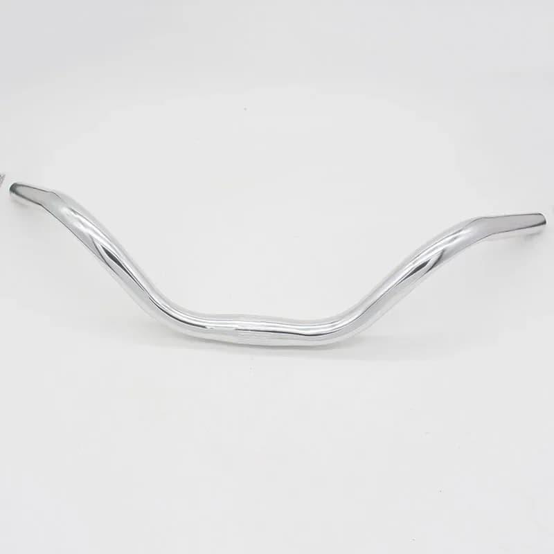 Guidon de vélo en alliage d'aluminium, guidon incurvé, poignées horizontales, grandes hirondelles, princesse rétro, loisirs, guidon en forme de U