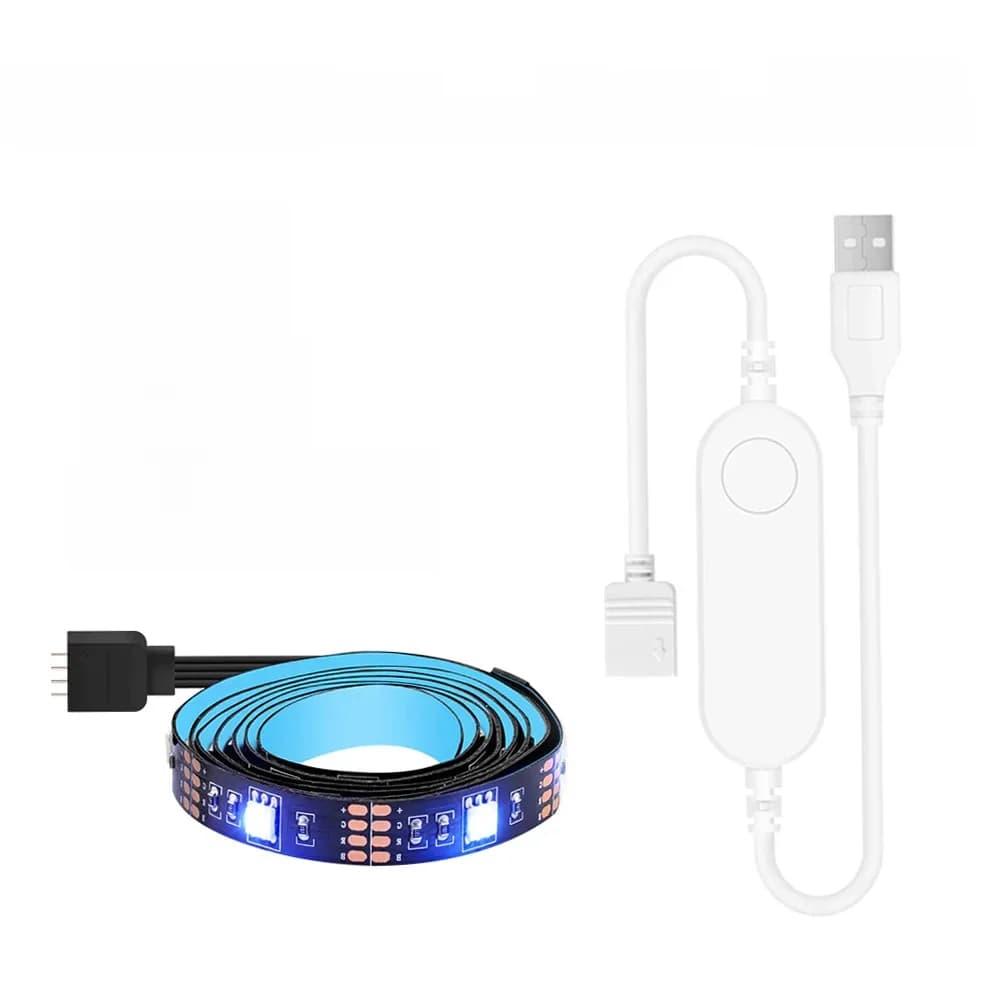 Bande lumineuse Led intelligente Tuya Zigbee, Wifi, USB, TV, rétro-éclairage, lumières RGB, fonctionne avec Alexa /Zigbee Hub/Google /Smartthings