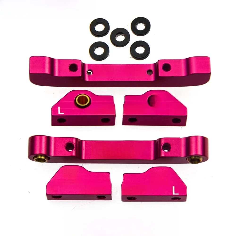 AXSPEED Sakura – support de Suspension avant et arrière FF + 0/RR + 30, ensemble en aluminium pour 1/10 Sakura D4 RC, pièces de mise à niveau de voiture de Sport sur chenilles