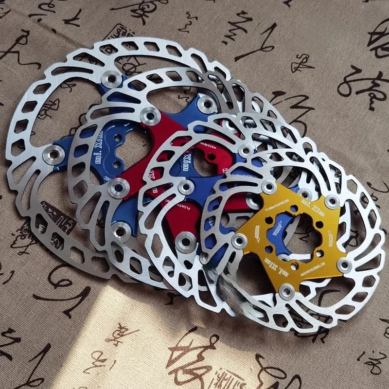 Nouvelles plaquettes de disque de frein 140/160/180/203mm Rotors de frein de vélo vtt refroidissement flotteur frein à disque accessoires de vélo flotteur plaquettes de disque de frein