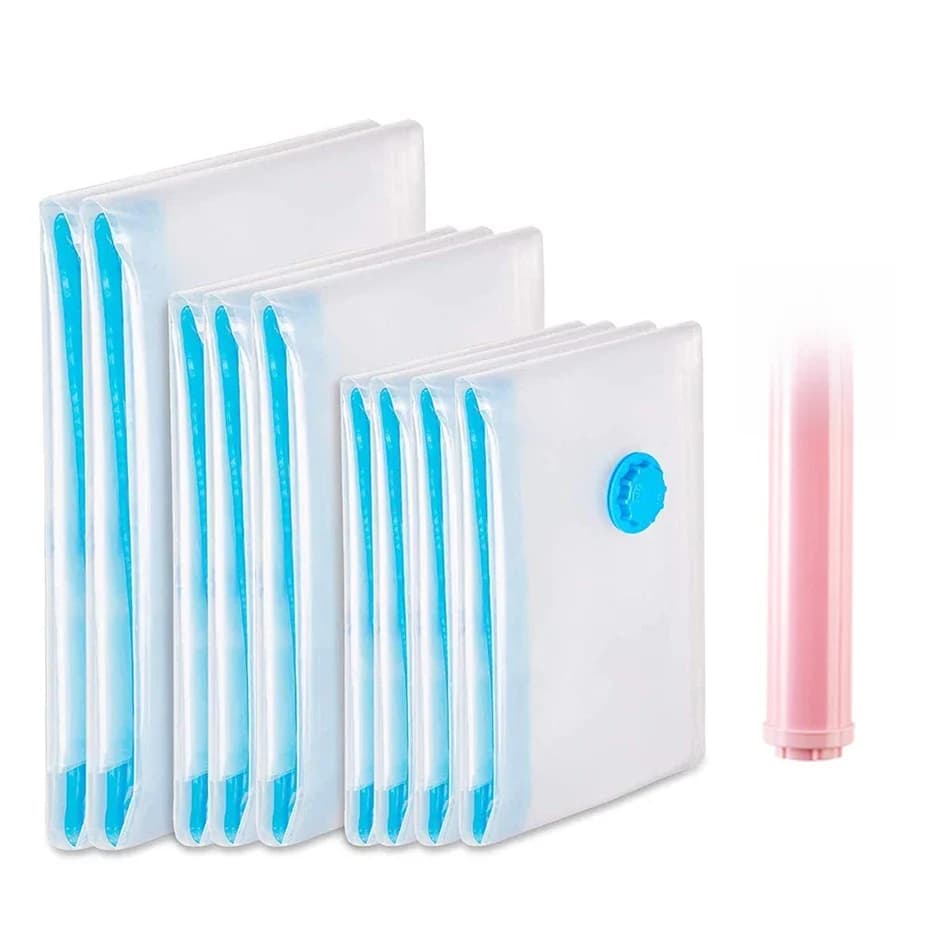 Sacs de rangement sous vide, organisateur de garde-robe, sac scellé sous vide, sacs permettant de gagner de l'espace pour vêtements, oreiller, couverture de literie