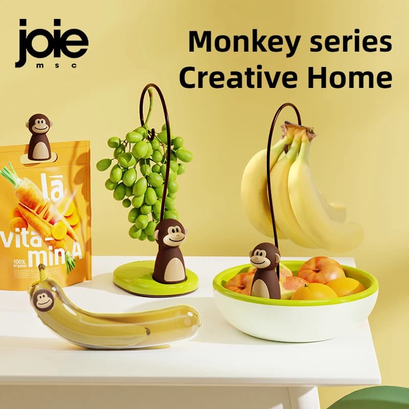 Joie Monkey série banane cintre porte-banane bol panier à fruits sans BPA bol à fruits assiette cuisine support de rangement organisateur
