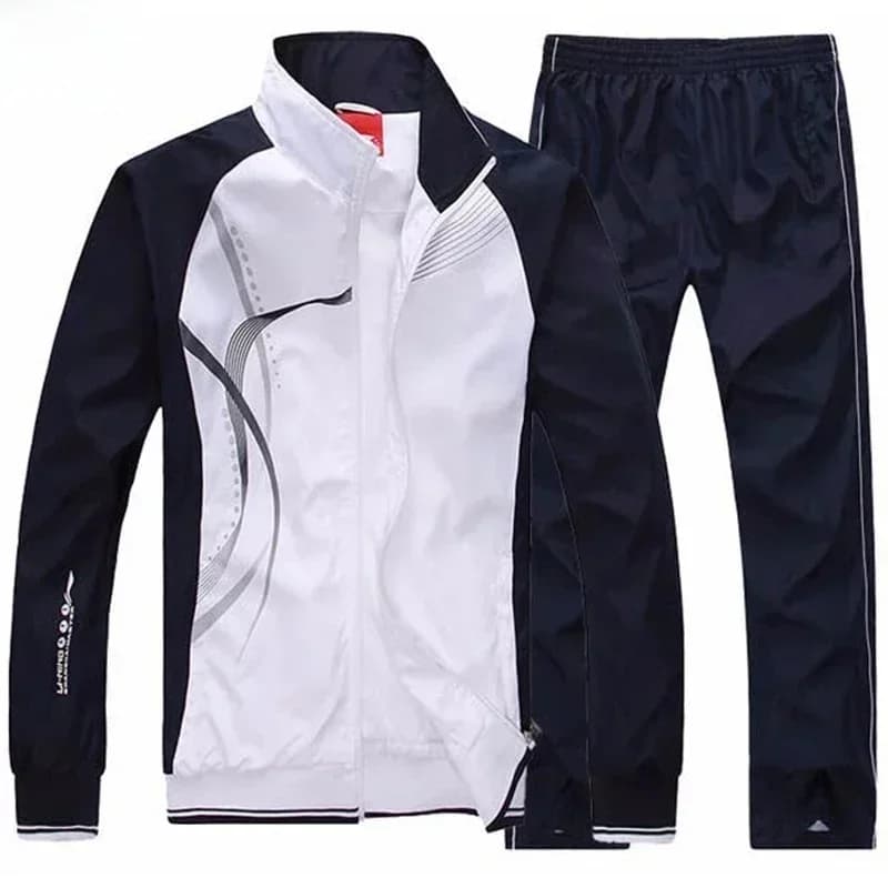 Ensemble pour hommes printemps automne Jogging vêtements de Sport deux pièces Sport costume veste + pantalons de survêtement survêtement hommes basket-ball survêtement vêtements