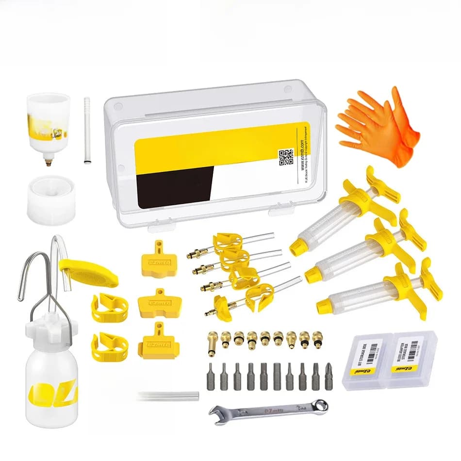 Kit de purge de frein à disque hydraulique universel EZMTB pour freins Shimano, Magura, Hayes, Formula, Sram, Avid, Giant et Nutt