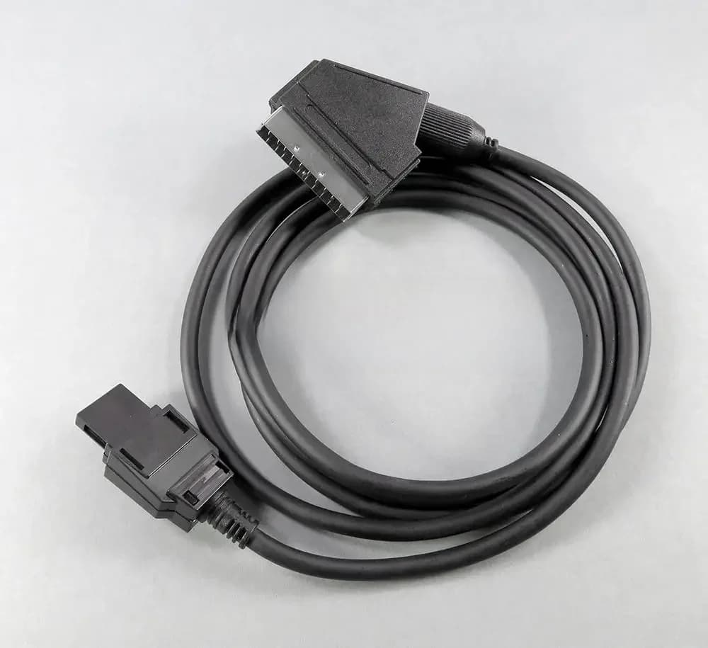 1 pièces 1.8m RGB Scart Audio vidéo AV câble connecter des câbles pour NES Console fil de prise