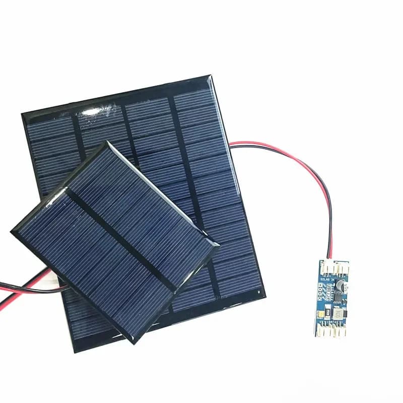 Panneau solaire 12V Mini système solaire bricolage pour batterie chargeurs de téléphone Portable cellule solaire Portable 2W 2.5W 3W avec chargeur solaire CN3791