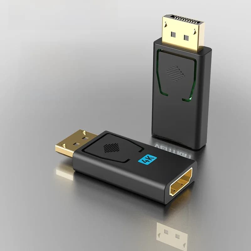 Convertisseur Audio Vention Port d'affichage vers HDMI 4K mâle vers DP vers HDMI femelle pour PC projecteur TV adaptateur DisplayPort vers HDMI
